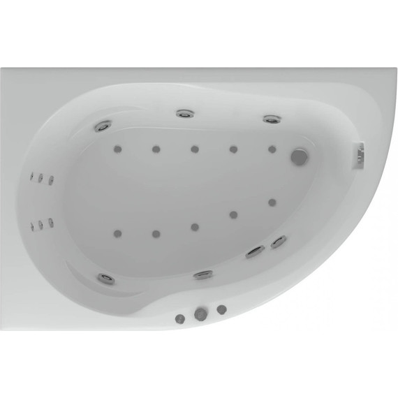 Ванна гидромассажная Aquatek Вирго 150x100 см L модель 2 фото 2