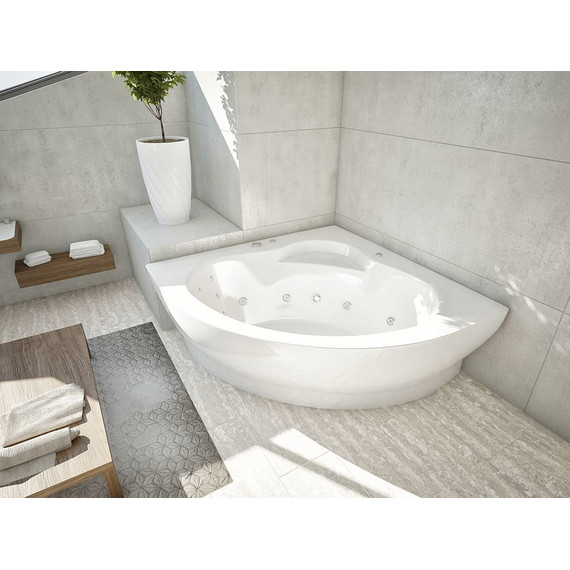 Ванна гидро-аэромассажная Aquatek Калипсо 146x146 см фото 4