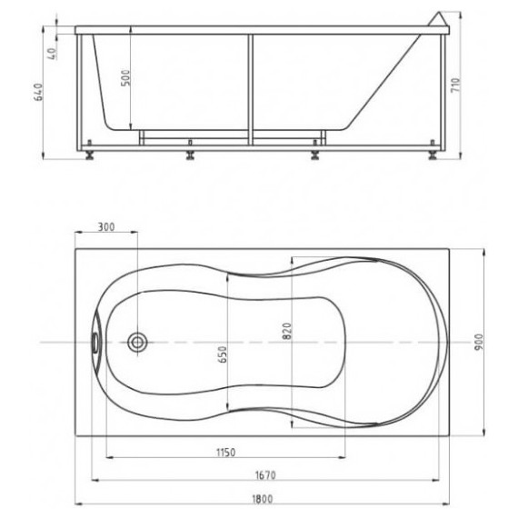 Ванна гидромассажная Aquatek Мартиника 180x90 см модель 2 - 3 Ванна гидромассажная Aquatek Мартиника 180x90 см модель 2 фото 3