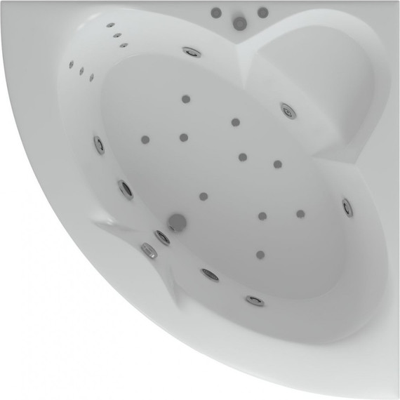 Ванна гидро-аэромассажная Aquatek Поларис 138x138 см фото 2