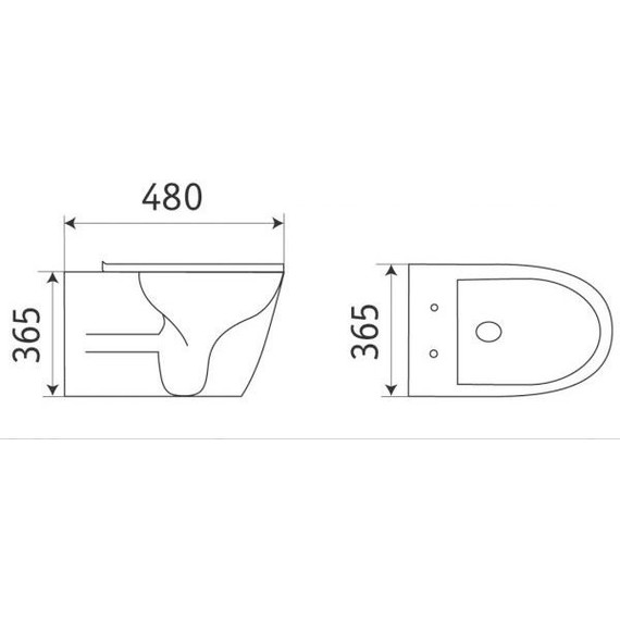 Унитаз подвесной CeramaLux Rimless B2330-4MC с крышкой микролифт, капучино, Цвет производителя: коричневый фото 2