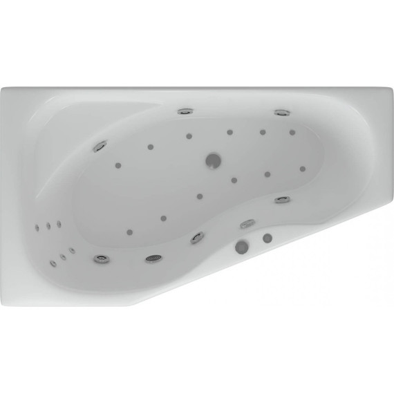 Ванна гидро-аэромассажная Aquatek Медея 170x95 см L фото 2