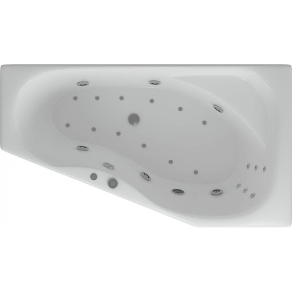 Ванна гидро-аэромассажная Aquatek Медея 170x95 см R фото 2