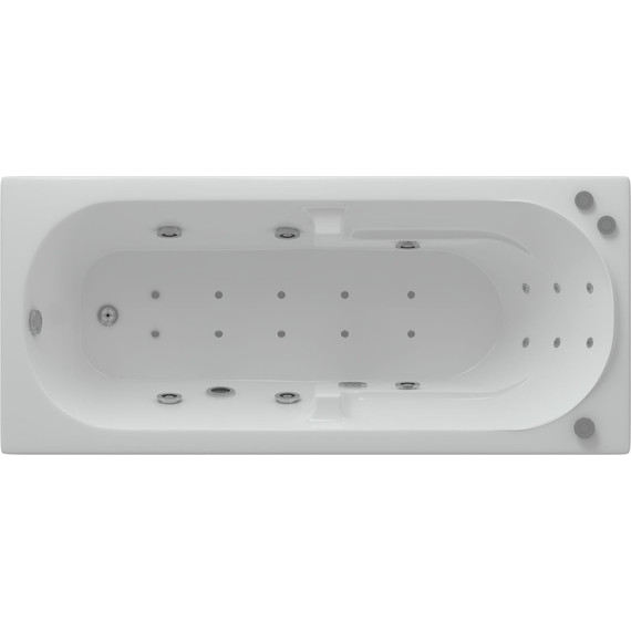 Ванна гидро-аэромассажная Aquatek Лея 170x75 см фото 2