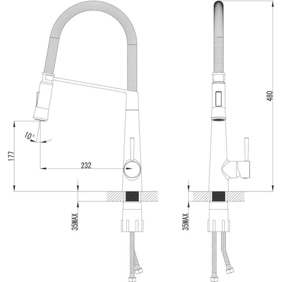 Смеситель для кухни Lemark Soul LM6002C фото 6