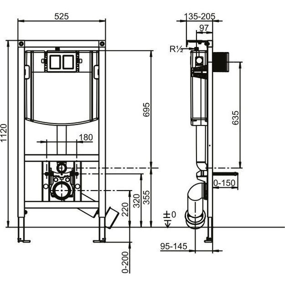 Инсталляция для унитаза Villeroy&Boch ViConnect 92246100 фото 5
