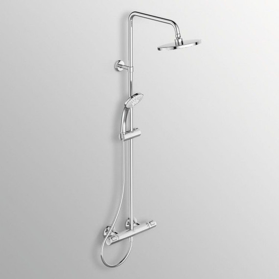 Душевая стойка с термостатом Ideal Standard Ceratherm T25 A7208AA - 3 Душевая стойка с термостатом Ideal Standard Ceratherm T25 A7208AA фото 3