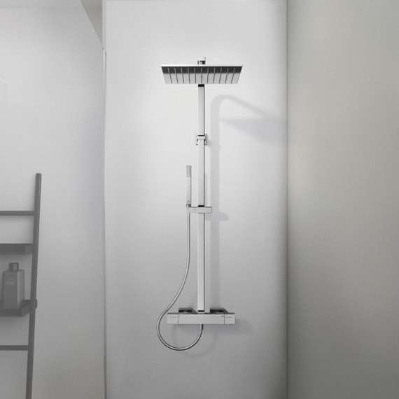 Душевая стойка с термостатом Ideal Standard Ceratherm C100 A7542AA - 3 Душевая стойка с термостатом Ideal Standard Ceratherm C100 A7542AA фото 3