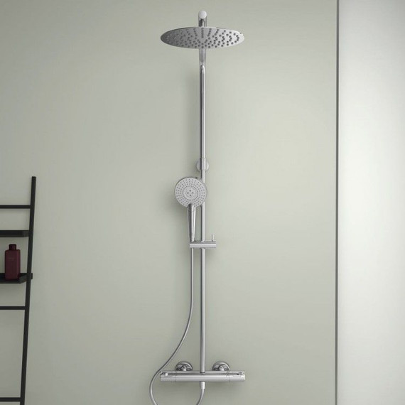 Душевая стойка с термостатом Ideal Standard Ceratherm T50 A7704AA - 6 Душевая стойка с термостатом Ideal Standard Ceratherm T50 A7704AA фото 6