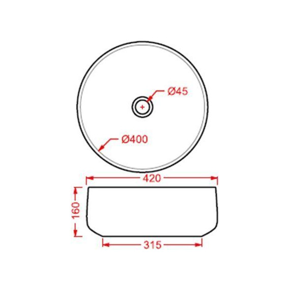 Раковина-чаша ArtCeram Cognac 42 см COL001 38 00, blu avio фото 2