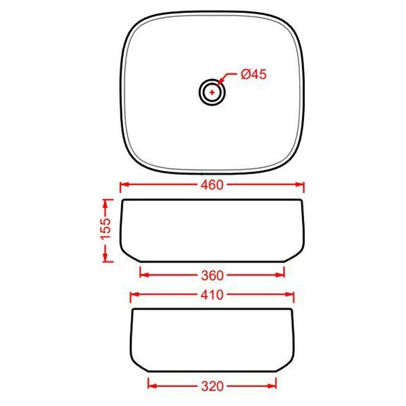 Раковина-чаша ArtCeram Cognac 46 см COL007 05 00, белый матовый фото 2