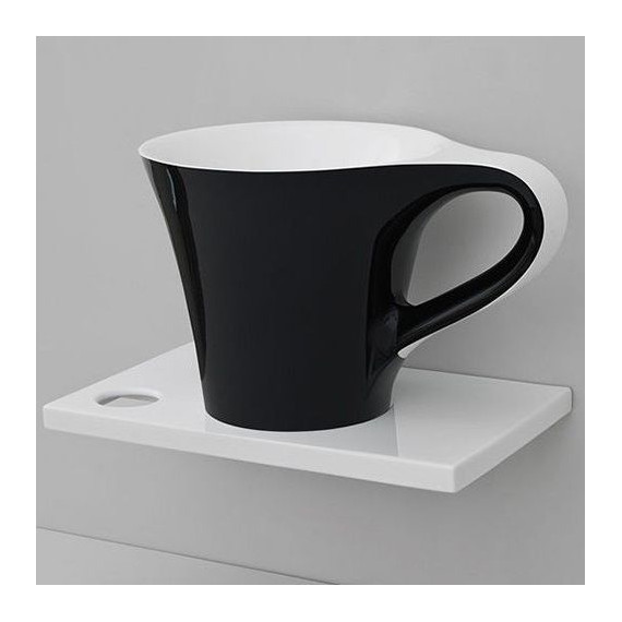 Раковина-чаша ArtCeram Cup 69 см OSL005 01 50 bi/nero фото 