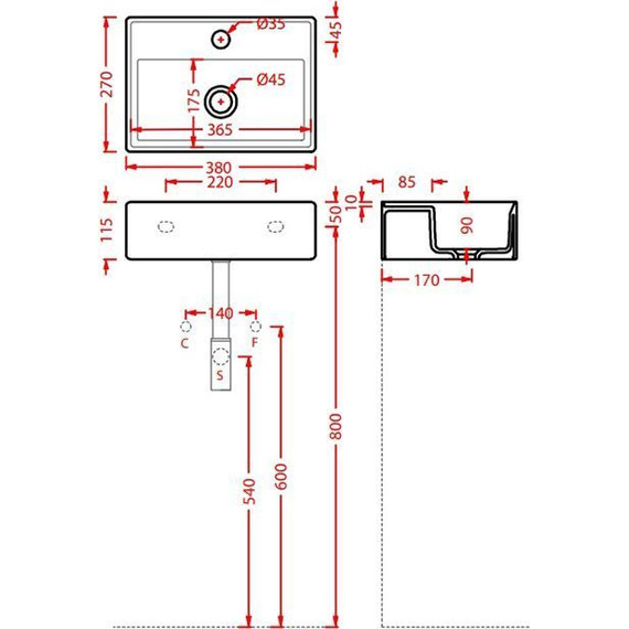 Раковина-чаша ArtCeram Scalino 38 см SCL005 01 00 - 2 Раковина-чаша ArtCeram Scalino 38 см SCL005 01 00 фото 2