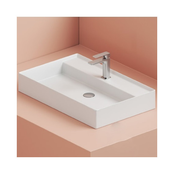 Раковина-чаша ArtCeram Scalino 75 см SCL008 01 00, белый фото 