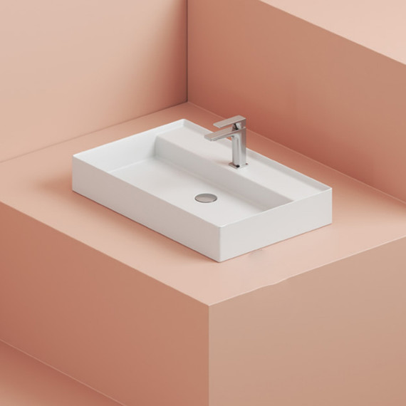 Раковина-чаша ArtCeram Scalino 75 см SCL008 01 00, белый - 2 Раковина-чаша ArtCeram Scalino 75 см SCL008 01 00, белый фото 2