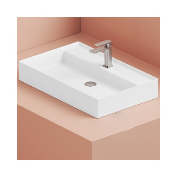 Раковина-чаша ArtCeram Scalino 75 см SCL008 05 00, белый матовый фото 
