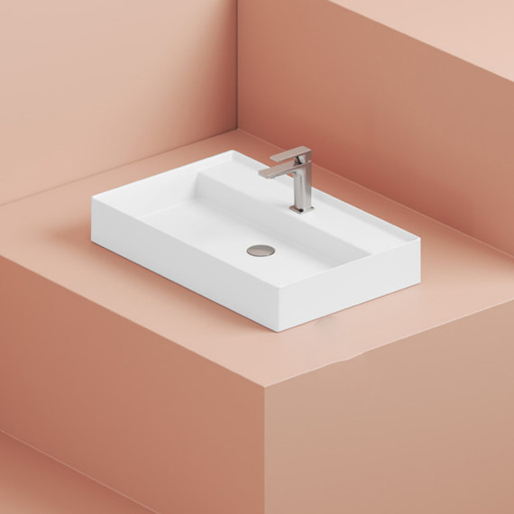 Раковина-чаша ArtCeram Scalino 75 см SCL008 05 00, белый матовый - 2 Раковина-чаша ArtCeram Scalino 75 см SCL008 05 00, белый матовый фото 2