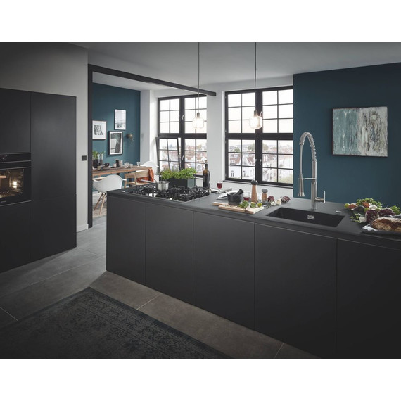 Кухонная мойка Grohe K700U 31655AP0, чёрный фото 9