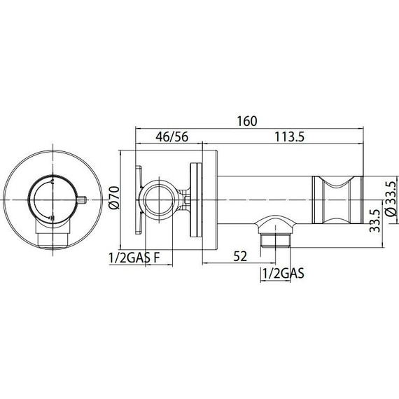 Набор для гигиенического душа Bossini Talita E37006B.030 фото 3
