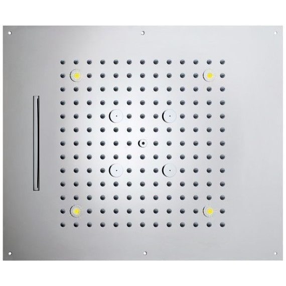 Верхний душ Bossini Dream 3 Sprays RGB Cromotherapy 570x470 мм H38935.030 фото 