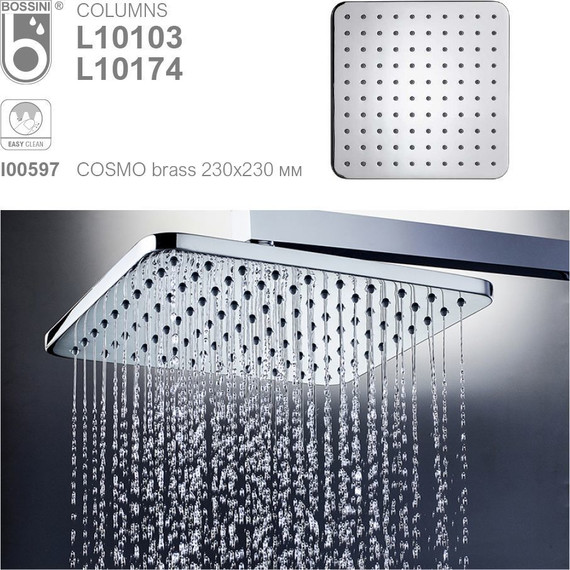 Душевая стойка с термостатом Bossini Cosmo L10103.030 - 3 Душевая стойка с термостатом Bossini Cosmo L10103.030 фото 3