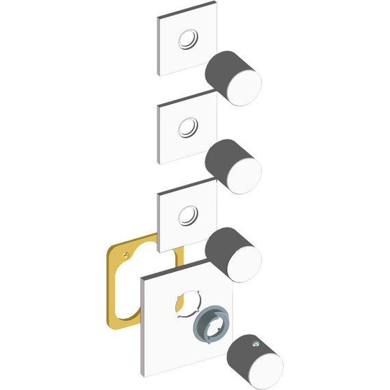 Смеситель для ванны с термостатом Bossini Oki Z031205.030 фото 3