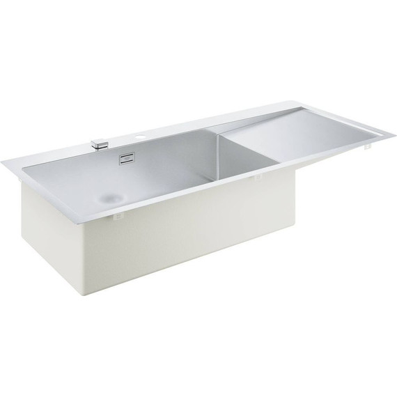 Кухонная мойка Grohe K1000 80-S 116/52 1.0 31581SD1 1 мм, нержавеющая сталь R фото 