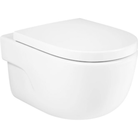 Инсталляция Grohe Rapid SL с подвесным безободковым унитазом Roca Meridian фото 2