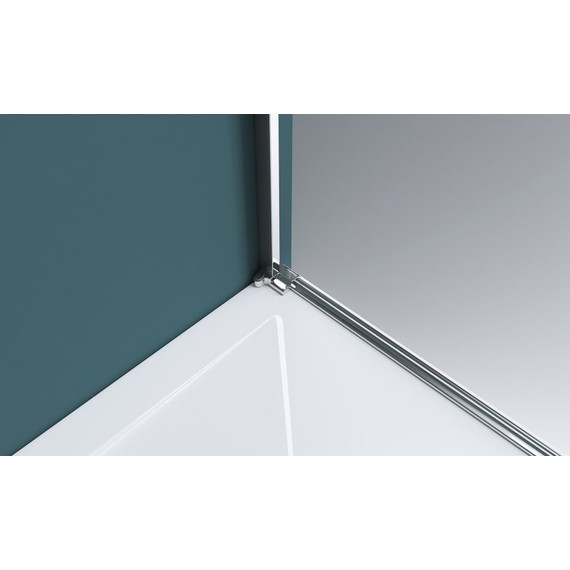 Душевая дверь BelBagno 90 см KRAFT-B-12-60/30-C-Cr-R, хром/прозрачное - 2 Душевая дверь BelBagno 90 см KRAFT-B-12-60/30-C-Cr-R, хром/прозрачное фото 2