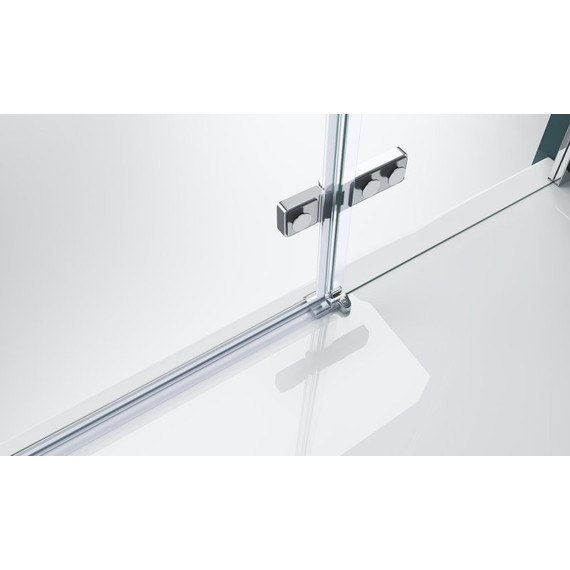 Душевая дверь BelBagno 120 см KRAFT-B-12-60/60-C-Cr-R, хром/прозрачное - 6 Душевая дверь BelBagno 120 см KRAFT-B-12-60/60-C-Cr-R, хром/прозрачное фото 6