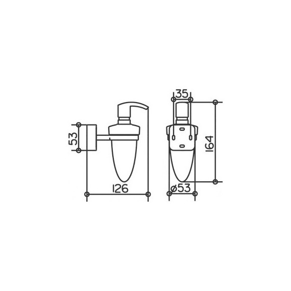 Дозатор для жидкого мыла Keuco Smart 02352010100 фото 2