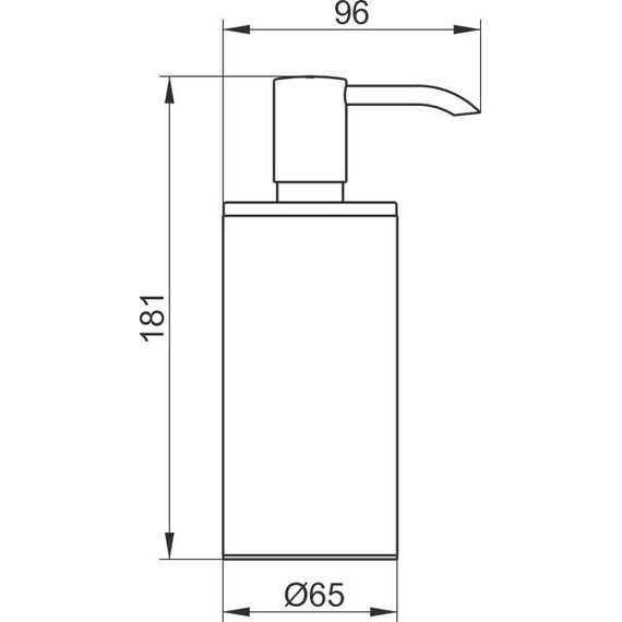Дозатор для жидкого мыла Keuco Plan 14952010100, цвет хром фото 3