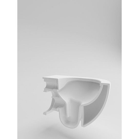 Унитаз-биде подвесной безободковый Creavit Free FE322.00500 со встроенным смесителем фото 4