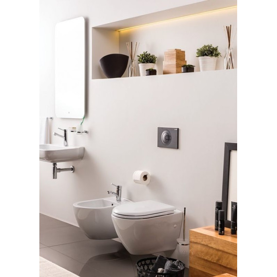 Биде подвесное Creavit Free FE510.000, белый фото 2