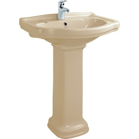 Раковина подвесная Creavit Klasik 65 см KL065.30000, карамель - 2 Раковина подвесная Creavit Klasik 65 см KL065.30000, карамель фото 2