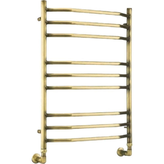 Полотенцесушитель водяной Domoterm Лаура АБР П9 500х700 мм, античная бронза фото 2