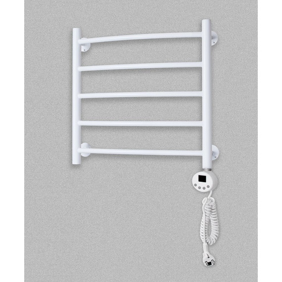 Полотенцесушитель электрический Domoterm Калипсо БЕЛ П5 500х500 мм ER, белый фото 2