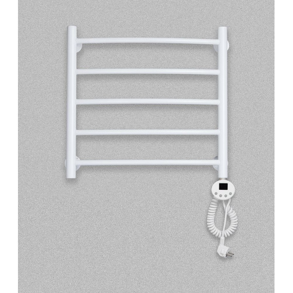 Полотенцесушитель электрический Domoterm Калипсо БЕЛ П5 500х500 мм ER, белый фото 3