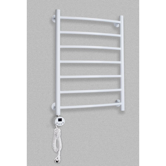 Полотенцесушитель электрический Domoterm Калипсо БЕЛ П7 500х700 мм EL, белый фото 2