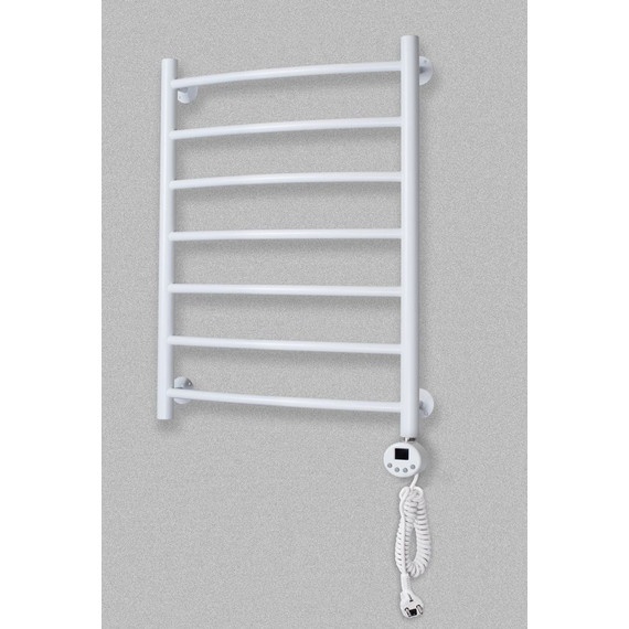 Полотенцесушитель электрический Domoterm Калипсо БЕЛ П7 500х700 мм ER, белый фото 2