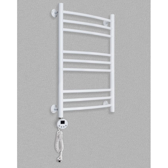 Полотенцесушитель электрический Domoterm Калипсо БЕЛ П9 500х700 мм EL, белый фото 2