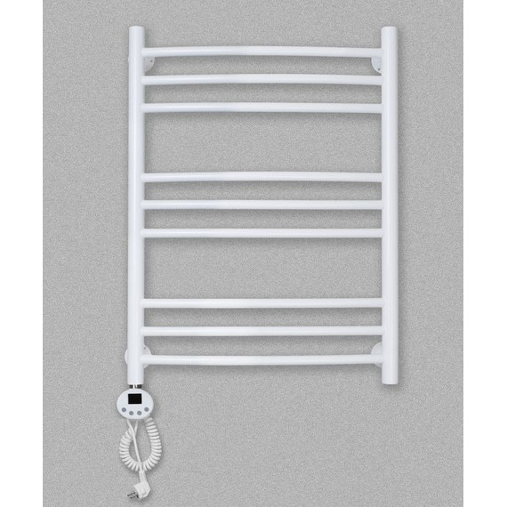 Полотенцесушитель электрический Domoterm Калипсо БЕЛ П9 500х700 мм EL, белый фото 3