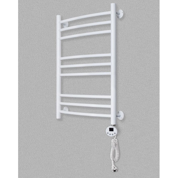 Полотенцесушитель электрический Domoterm Калипсо БЕЛ П9 500х700 мм ER, белый фото 2