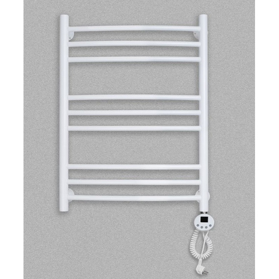Полотенцесушитель электрический Domoterm Калипсо БЕЛ П9 500х700 мм ER, белый фото 3
