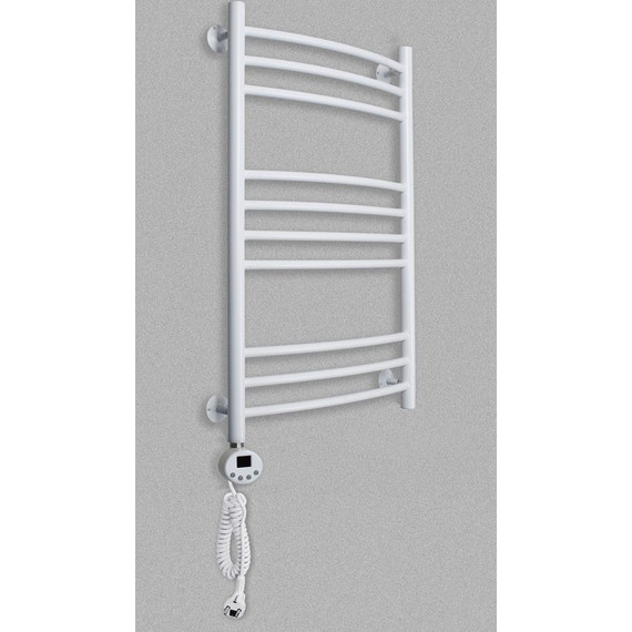 Полотенцесушитель электрический Domoterm Калипсо БЕЛ П10 500х800 мм EL, белый фото 2