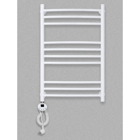 Полотенцесушитель электрический Domoterm Калипсо БЕЛ П10 500х800 мм EL, белый фото 3