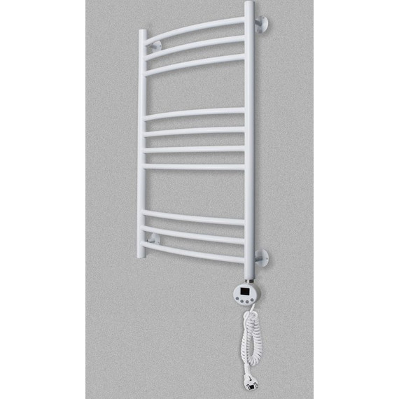 Полотенцесушитель электрический Domoterm Калипсо БЕЛ П10 500х800 мм ER, белый фото 2