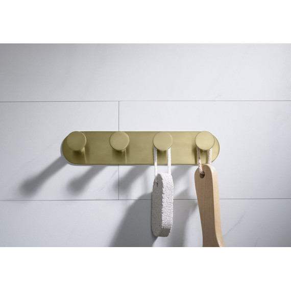 Набор крючков Timo Saona 13015/17, цвет золото матовое - 4 Набор крючков Timo Saona 13015/17, цвет золото матовое фото 4