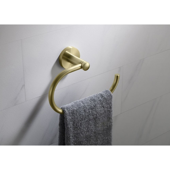 Полотенцедержатель Timo Saona 13050/17, цвет золото матовое фото 2