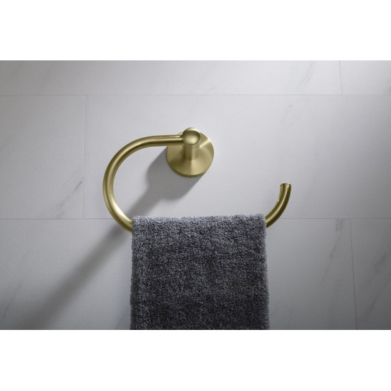 Полотенцедержатель Timo Saona 13050/17, цвет золото матовое фото 4